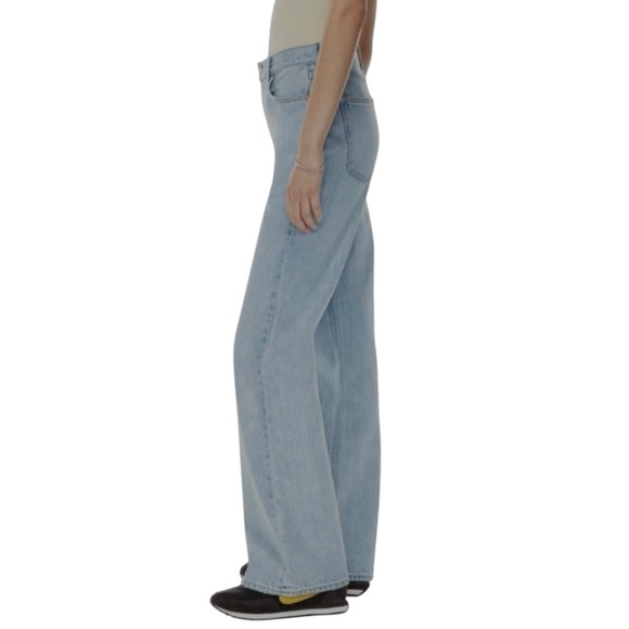 Denim Forum Aritzia The Marianne Mid Loose Flare Relaxed Fit Jeans Women’s 30L - Picture 2 of 13